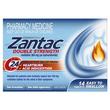 Zantac Double Strength 24 Hour 300mg  14 Tablets