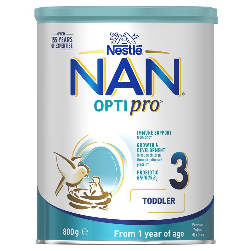Nestle NAN OPTIPRO 3 Premium Toddler Milk Drink Powder, From 1 year – 800g