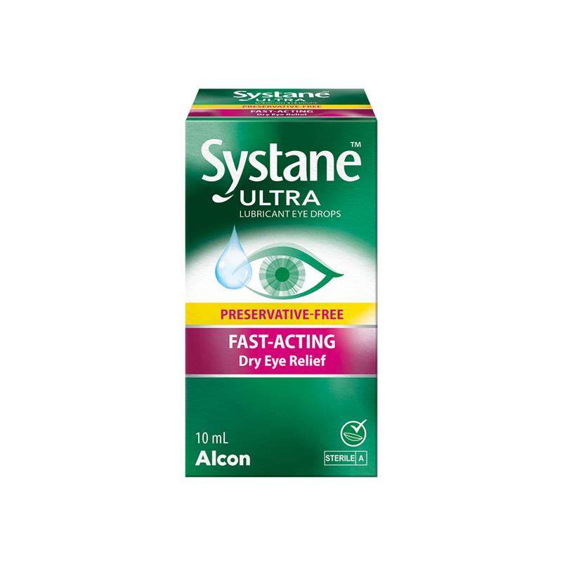 Systane Ultra Multi Dose Preservative Free Lubricant Eye Drops 10ml