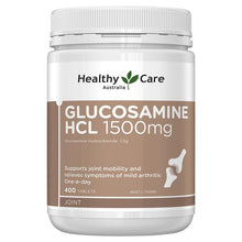 Healthy Care Glucosamine HCL 1500mg 400 Tablets