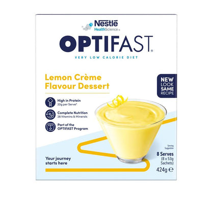 Optifast VLCD Dessert Lemon 8 x 53g