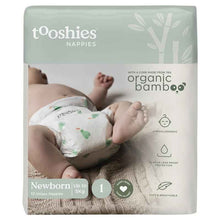 Tooshies Eco Nappies with Organic Bamboo Size 1 Newborn 3-5kg, 52 Pack