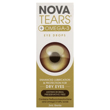 Nova Tears + Omega3 Preservative Free Lubricating Eye Drops 3ml