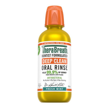 Therabreath Deep Clean Oral Rinse 473ml