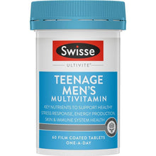 Swisse Teenage Ultivite Men's Multivitamin 60 Tablets