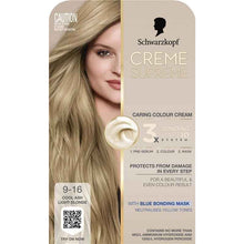 Schwarzkopf Creme Supreme Permanent Cool Ash Light Blonde 9-16
