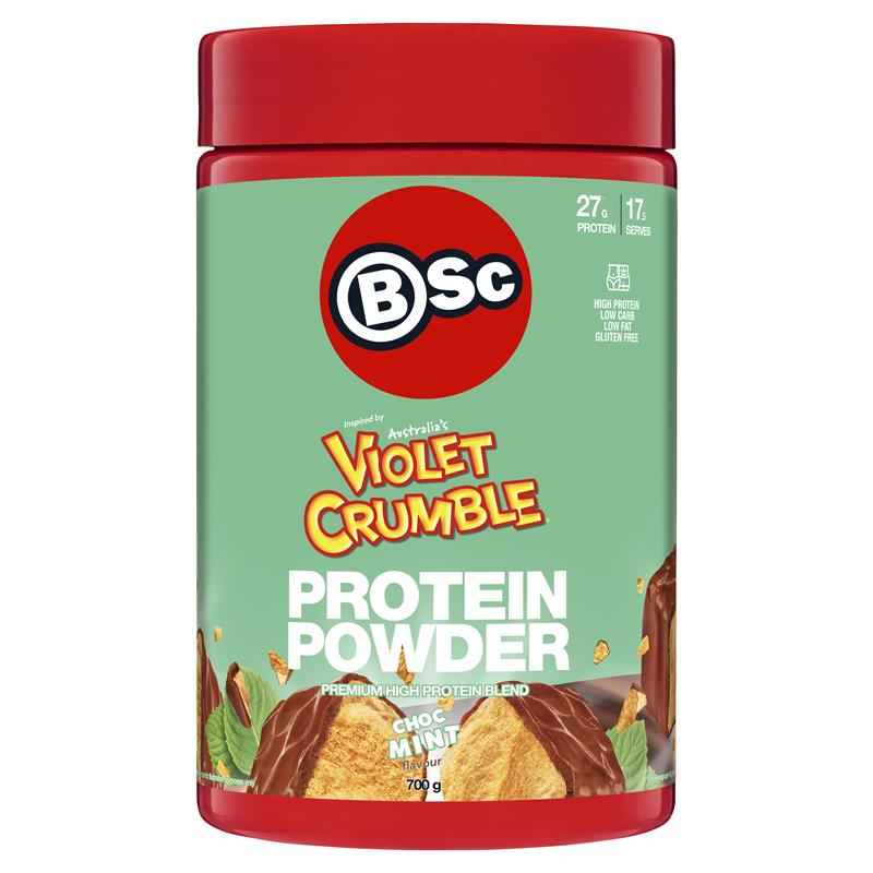 BSc x Violet Crumble Protein Powder Choc Mint 700g