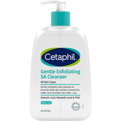 Cetaphil Gentle Exfoliating SA Cleanser 473ml Exclusive Size