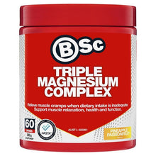 BSc Triple Magnesium + Vitamin D3 Pineapple Passionfruit 300g