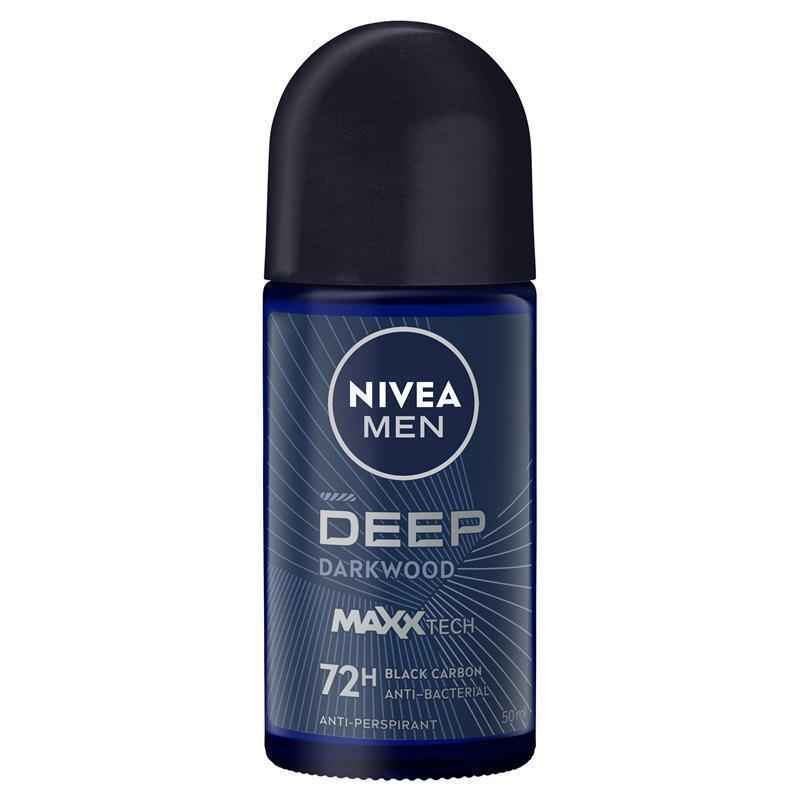 NIVEA MEN Deep Roll On Deodorant 72H Protection 50ml