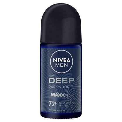 NIVEA MEN Deep Roll On Deodorant 72H Protection 50ml