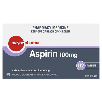 Mayne Aspirin 100mg 112 Tablets