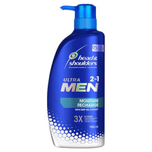 Head & Shoulders Ultra Men 2in1 Moisture Recharge Anti Dandruff Shampoo + Conditioner 750ml