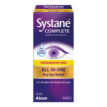Systane Complete Preservative Free Lubricant Eye Drops 10ml