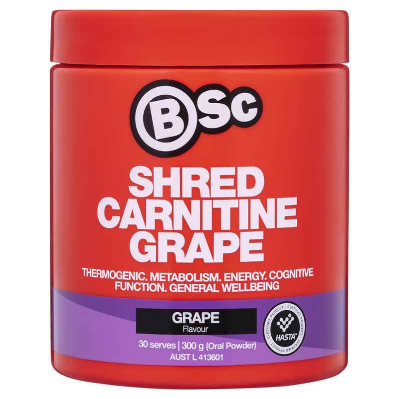 BSc Shred Carnitine Grape 300g