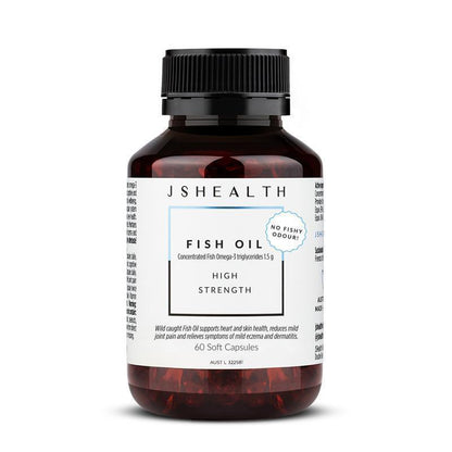 JSHEALTH Fish Oil + 60 Capsules