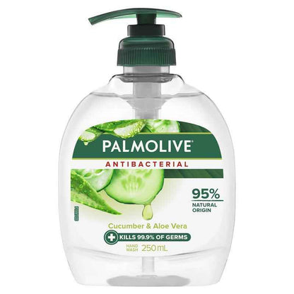 Palmolive Antibacterial Softwash Hand Wash Cucumber & Aloe Vera 250ml