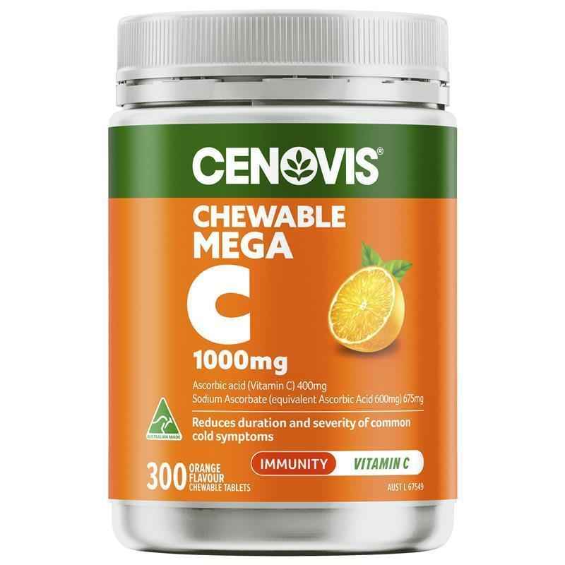Cenovis Chewable Mega C 1000mg 300 Tablets Exclusive