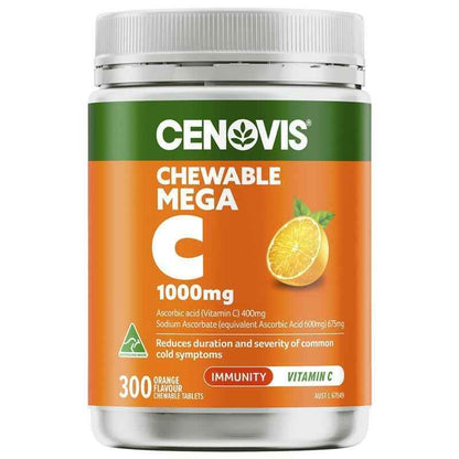 Cenovis Chewable Mega C 1000mg 300 Tablets Exclusive