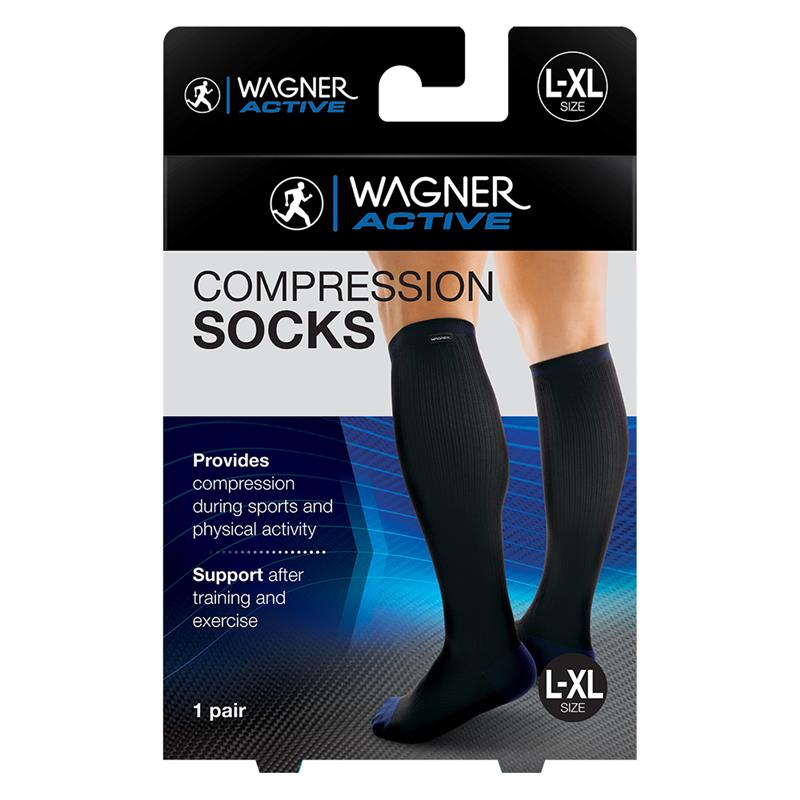 Wagner Active Compression Socks Large/Extra Large