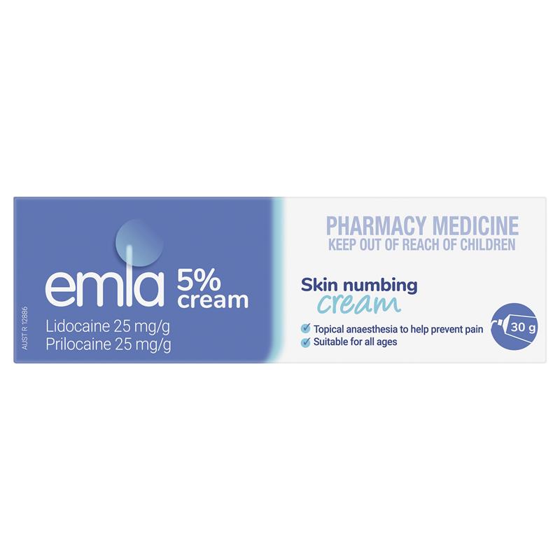 Emla Cream 5% 30g Tube