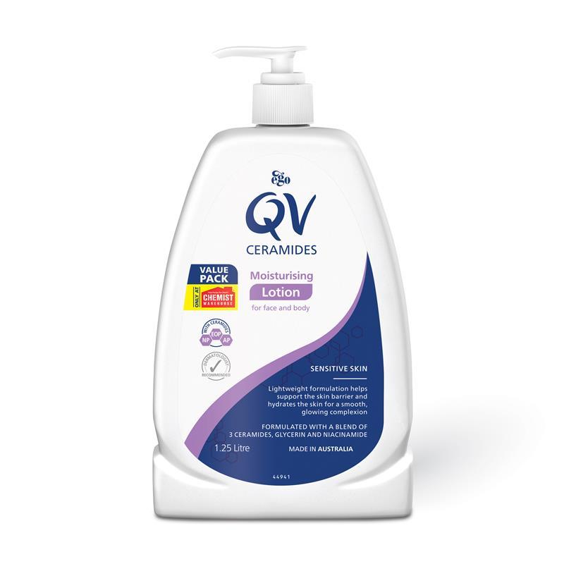 Ego QV Ceramides Moisturising Lotion 1.25L Exclusive Size