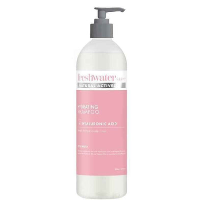 Freshwater Farm Hydrating Hyaluronic Shampoo Rosewater 500ml