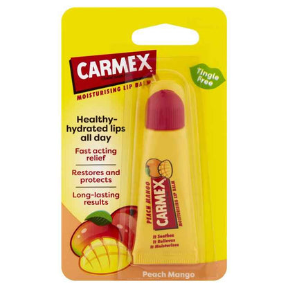 Carmex Lip Balm Peach Mango Squeeze Tube 10g
