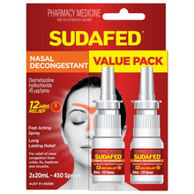 Sudafed Nasal Spray Pump Twin Pack