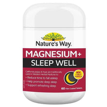 Natures Way Magnesium + Sleep Well 60 Tablets
