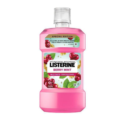 Listerine Mouthwash Berry Mint Limited Edition 500ml