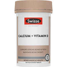 Swisse Ultiboost Calcium + Vitamin D 150 Tablets