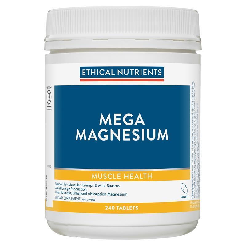 Ethical Nutrients Mega Magnesium 240 Tablets - GimmeNow