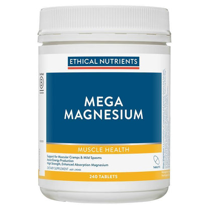 Ethical Nutrients Mega Magnesium 240 Tablets - GimmeNow