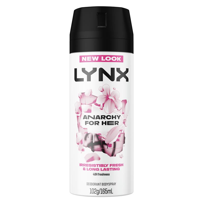 Lynx Deodorant Anarchy For Her 165ml - GimmeNow