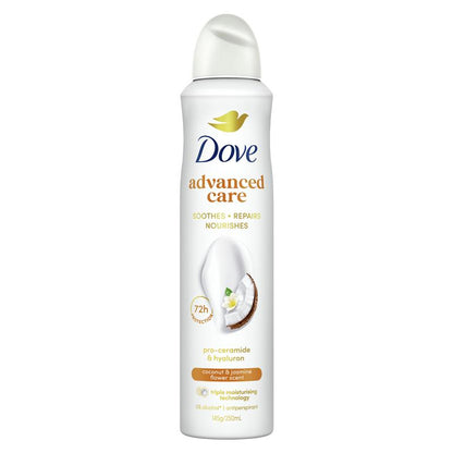 Dove Women Advanced Care Antiperspirant Aerosol Coconut & Jasmine Flower 250ml