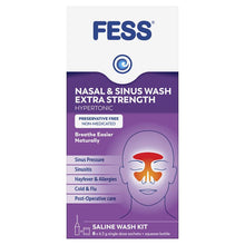 Fess Nasal & Sinus Wash Extra Strength Starter Kit 6 Sachets - GimmeNow