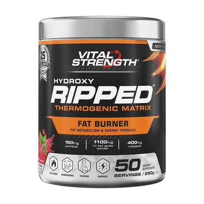 Vital Strength Ripped Thermo Stack Raspberry 250g