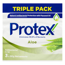 Protex Antibacterial Soap Bar Aloe 3 x 90g Pack
