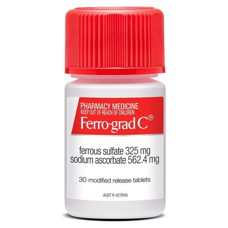 Ferro-Grad C Iron & Vitamin C 30 Tablets