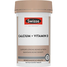 Swisse Ultiboost Calcium + Vitamin D 150 Tablets
