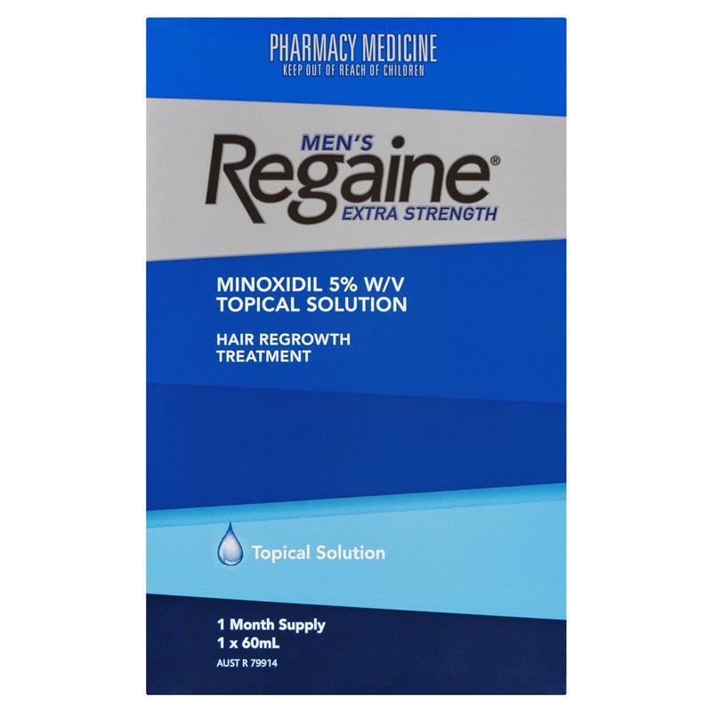 Regaine Mens 5% Minoxidil Solution Hair Regrowth Treatment 60ml