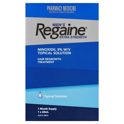 Regaine Mens 5% Minoxidil Solution Hair Regrowth Treatment 60ml