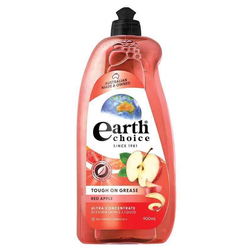 Dishwashing Liquid Concentrate - Red Apple Scent, 900mL