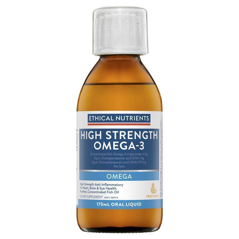Ethical Nutrients High Strength Omega-3 Fruit Punch 170mL Liquid - GimmeNow