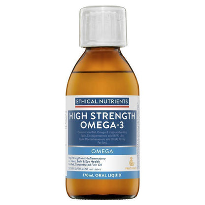 Ethical Nutrients High Strength Omega-3 Fruit Punch 170mL Liquid - GimmeNow