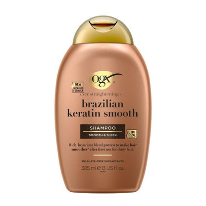 Ogx Ever Straightening + Smoothing & Shine Brazilian Keratin Therapy Shampoo For Dull Hair 385mL