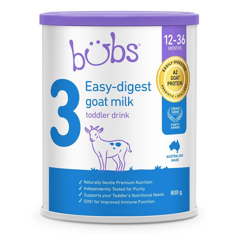 Bubs Goat Stage 3 Toddler Formula 800g