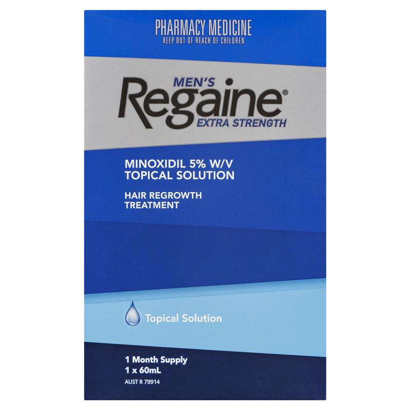 Regaine Men's Extra Strength Minoxidil Hair Regrowth Treatment 60mL - GimmeNow