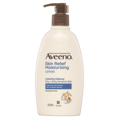 Aveeno Skin Relief Moisturising Fragrance Free Body Lotion 354ml